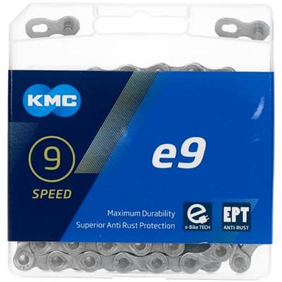 KMC e9 ept fietsketting 136 schakels zilver - thumbnail