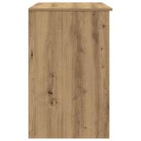 Bureau ambachtelijk 86x49x76 cm spaanplaat eikenkleurig - thumbnail