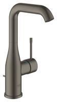 Grohe Wastafelmengkraan Essence 1 Hendel Met Waste L Hard Graphite Geborsteld - thumbnail