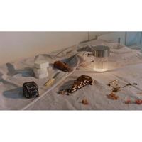Flos Last Order Tafellamp - Gestreept - Koper - thumbnail