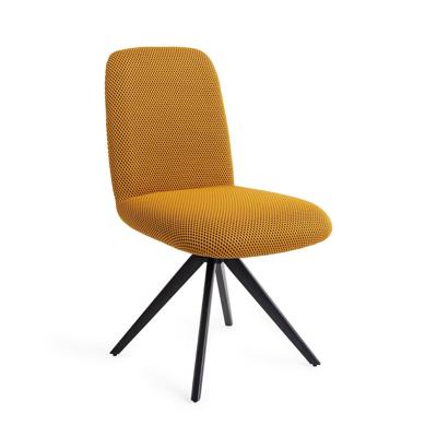 Jesper Home Eetkamerstoel 'Taiwa' Draaibaar, Turn Black, kleur Groovy Garam