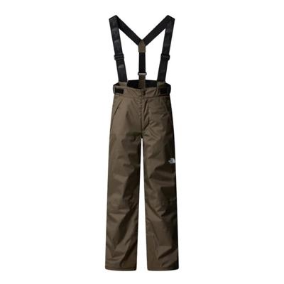 The North Face Snowquest Suspender Skibroek Kinderen New Taupe Green S