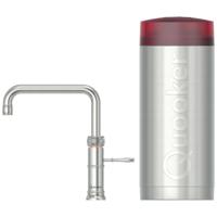 Quooker Classic Fusion Square Keukenkraan Set - Kokend Warm- en Koud Water - RVS - Inclusief COMBI Reservoir - thumbnail
