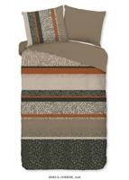 Good Morning Dekbedovertrek "dierenprint strepen" - Multi - (200x200/220 cm) - Katoen - thumbnail