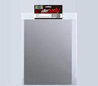 Carbon Fiber pattern (slash) stickervel 300x195mm - thumbnail