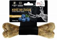 SYTA MICHA Hertenvel en bessenbot - hondensnack - 13,5 cm - thumbnail