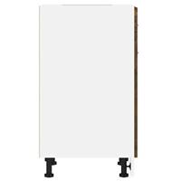 Onderkast met lade Lyon 50x46x81,5 cm bewerkt hout gerookt eiken - thumbnail