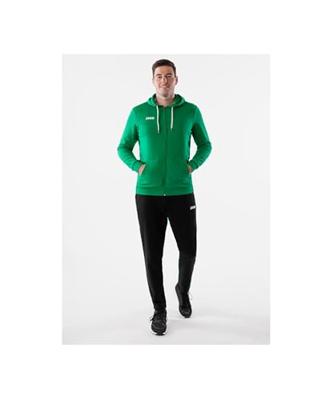 JAKO 6865 Jas Met Kap Base - Sportgroen - S