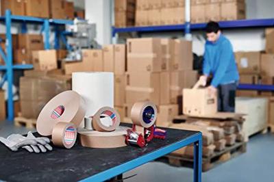Tesa Verpakkingstape papier | zeemleer | lengte 50 m | breedte 50 mm | 6 stuks - 04713-00000-00 04713-00000-00