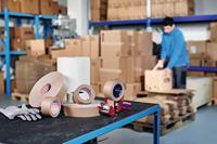 Tesa Verpakkingstape papier | zeemleer | lengte 50 m | breedte 50 mm | 6 stuks - 04713-00000-00 04713-00000-00 - thumbnail