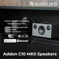 Audio Pro C10 MkII Multiroom-luidspreker - Grijs - thumbnail