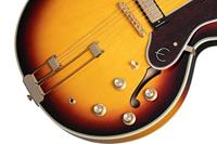 Epiphone Original Collection Sheraton Vintage Sunburst semi-akoestische gitaar met premium gigbag - thumbnail