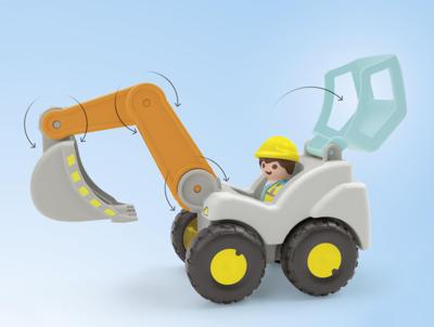 PLAYMOBIL Junior 71684 Graafmachine, voor baby's, vanaf 12 maanden