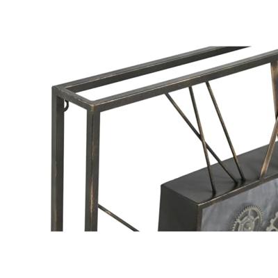 Muurklok Home ESPRIT Zwart Gouden Metaal Kristal 80 x 8 x 80 cm Muurklok Home ESPRIT Zwart Gouden Metaal Kristal 80 x 8 x 80 cm