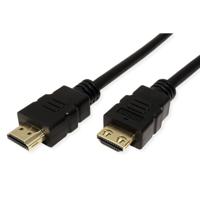 VALUE HDMI Ultra HD Kabel met Ethernet, M/M, zwart, 7,5 m - thumbnail