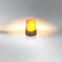 Osram Automotive Light Signal Halogen Beacon Light RBL101 Zwaailicht 24 V werkt op boordnet Schroefmontage Oranje - thumbnail