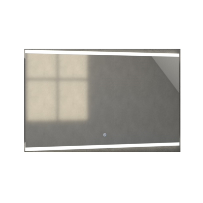 Brauer Jasper Spiegel - Rechthoekig - 120 cm - met Directe LED-Verlichting - Dimbaar - met Touchbediening