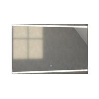 Brauer Jasper Spiegel - Rechthoekig - 120 cm - met Directe LED-Verlichting - Dimbaar - met Touchbediening - thumbnail