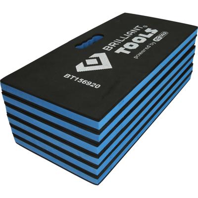 Brilliant Tools BT156920 Opvouwbare mechanische veiligheidsmat, 1200 x 400 x 23 mm