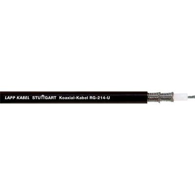 LAPP 2170006/500 Coaxkabel Buitendiameter: 10.80 mm RG214 /U Zwart 500 m