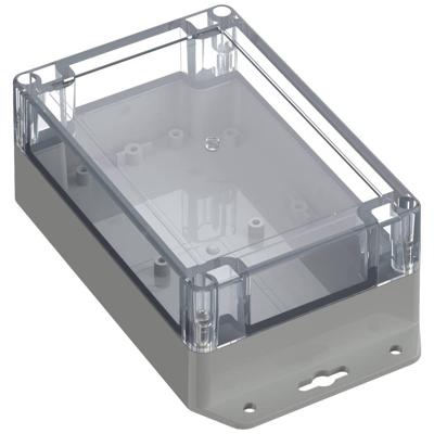 TRU COMPONENTS TC-10860812 Flensbehuizing 150 x 100 x 60 ABS-PC Lichtgrijs 1 stuk(s)