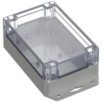 TRU COMPONENTS TC-10860812 Flensbehuizing 150 x 100 x 60 ABS-PC Lichtgrijs 1 stuk(s) - thumbnail