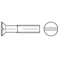 TOOLCRAFT TO-5452266 Verzonken schroeven M2 8 mm Sleuf Messing 200 stuk(s) - thumbnail