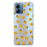 TPU bumper voor Motorola Moto G14 Katten Emojis - thumbnail