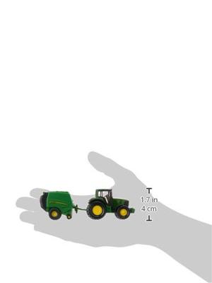 Siku 1665 John Deere + Balenpers - thumbnail