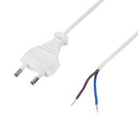 LogiLink Stroom Aansluitkabel [1x Euro-stekker - 1x Open kabeleinde] 1.50 m Wit - thumbnail