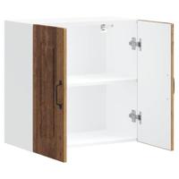 Keukenbovenkast Kalmar bewerkt hout oud houtkleurig - thumbnail