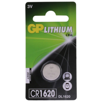 GP Batteries Knoopcel CR1620 Lituim 3V - thumbnail