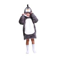 Noxxiez knuffel hoodie small trui pinguin, 3-6 jaar - thumbnail