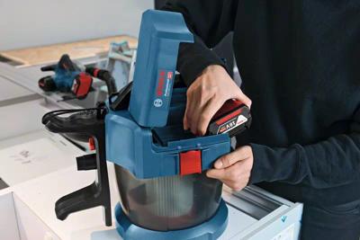 Bosch Professional GAS 18V-10 L 06019C6302 Nat- en droogzuiger 10 l Zonder accu, Stofklasse L