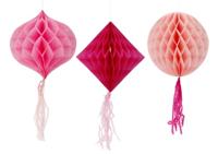 Honeycomb Set Perfect Pink 3-Delig - thumbnail