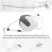 Slanghaspel Compleet met muurbevestiging - Automatisch - 20 meter - thumbnail