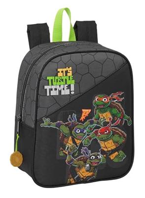 Schoolrugzak Teenage Mutant Ninja Turtles Zwart Grijs 22 x 27 x 10 cm (8412688565825)