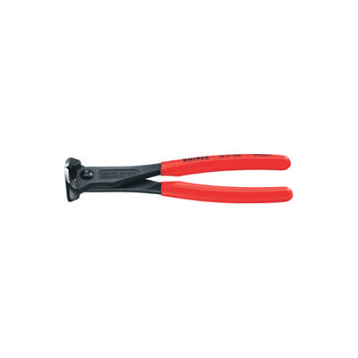 Knipex Voorsnijtang zwart geatramenteerd met kunststof bekleed 180 mm - 6801180 Knipex Voorsnijtang zwart geatramenteerd met kunststof bekleed 180 mm - 6801180