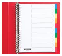 Tabbladen 23-gaats 10-delig assorti PP Quantore - thumbnail