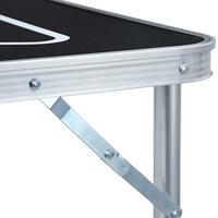 VidaXL Bierpongtafel inklapbaar 240 cm zwart - thumbnail
