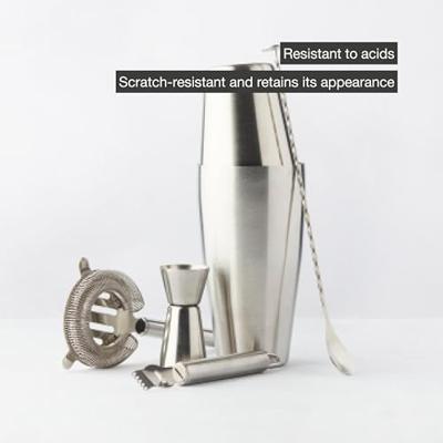 POINT-VIRGULE - Bar & Cocktail - Boston shaker 5-delige set RVS mat