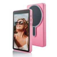 MOJOGEAR VS3 Selfie Vlog Monitor draadloos + bedraad - Roze - thumbnail