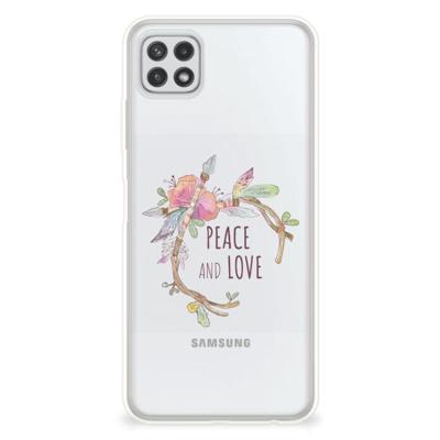 Samsung Galaxy A22 5G Telefoonhoesje met Naam Boho Text Samsung Galaxy A22 5G Telefoonhoesje met Naam Boho Text