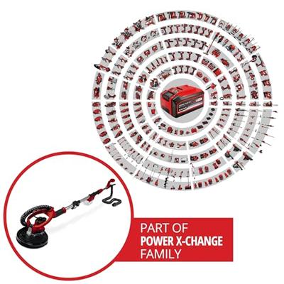 Einhell TP-DW 18/225 Li Solo - Accu Wand-/Plafondschuurmachine | 18V | 225 mm | Zonder accu en lader - 4259990 4259990