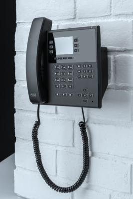 Auerswald COMfortel D-110 Vaste VoIP-telefoon Handsfree, Headsetaansluiting, Optisch belsignaal, PoE Grafisch display Zwart Auerswald COMfortel D-110 Vaste VoIP-telefoon Handsfree, Headsetaansluiting, Optisch belsignaal, PoE Grafisch display Zwart