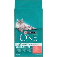 PURINA ONE Bifensis droogvoer voor volwassen katten met zalm en volkoren granen, zak van 9,75 kg - thumbnail