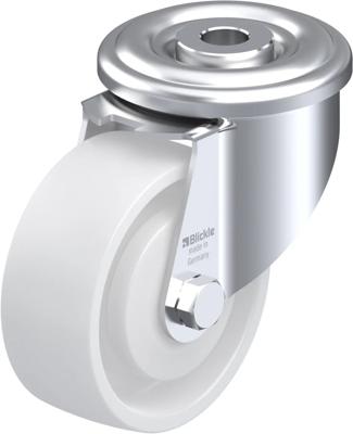 Blickle LER-PO 80KA Zwenkwiel Wieldiameter: 80 mm Draagvermogen (max.): 150 kg 1 stuk(s) Blickle LER-PO 80KA Zwenkwiel Wieldiameter: 80 mm Draagvermogen (max.): 150 kg 1 stuk(s)