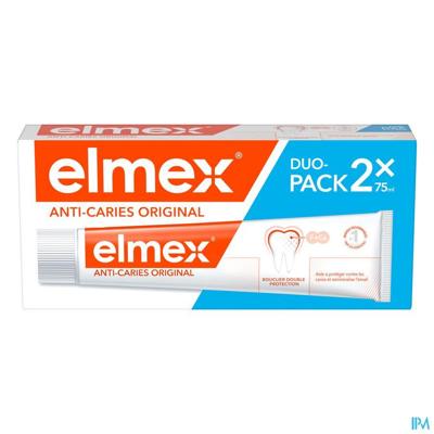 Elmex Anti-Cariës Tandpasta Duopack 2x75ml