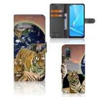 OPPO A72 | OPPO A52 | Telefoonhoesje | Met pasjeshouder | Roofdieren - thumbnail