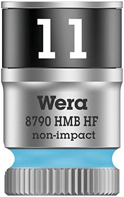 Wera 8790 HMB HF Zyklop Hand- en Machinedop, met 3/8"-aandrijving met vasthoudfunctie, 11.0 x 29.0 mm - 1 stuk(s) - 05003745001 Wera 8790 HMB HF Zyklop Hand- en Machinedop, met 3/8"-aandrijving met vasthoudfunctie, 11.0 x 29.0 mm - 1 stuk(s) - 05003745001